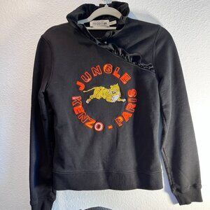 KENZO X H&M WOMEN'S SWEATSHIRT WITH RUFFLE COLLAR